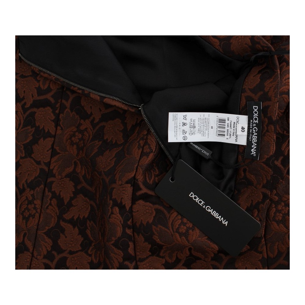 Dolce & Gabbana Eleganter Bubble Rock aus Brokat