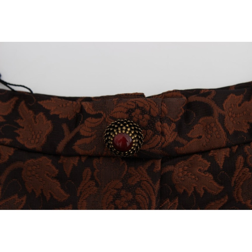 Dolce & Gabbana Eleganter Bubble Rock aus Brokat