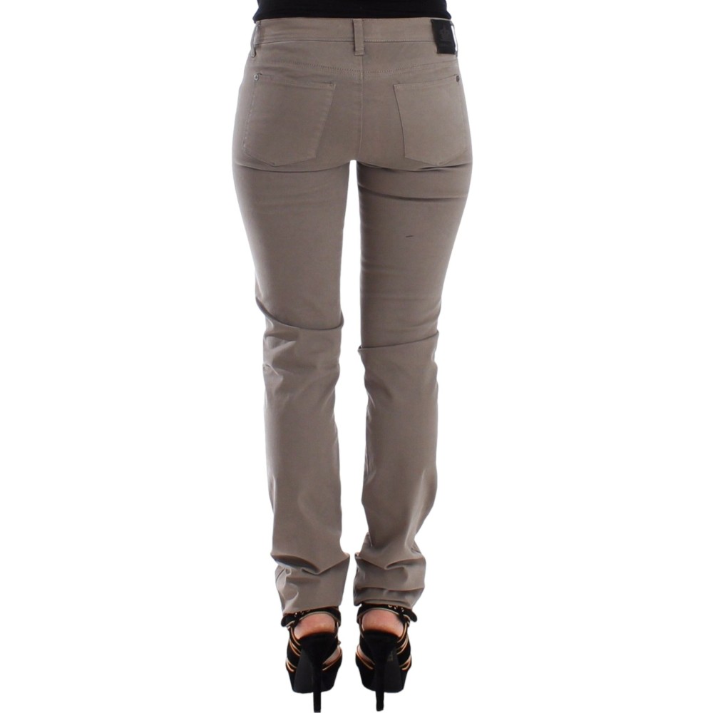 Ermanno Scervino Schicke Skinny Jeans in Taupe für den gehobenen Stil