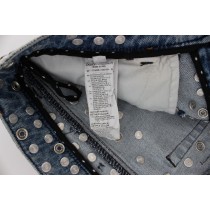 Ermanno Scervino Eleganter grün gestreifter Pullover aus Wollmischung