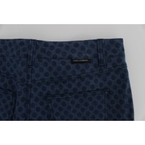 Dolce & Gabbana Gepunktete Capri-Stretch-Jeans