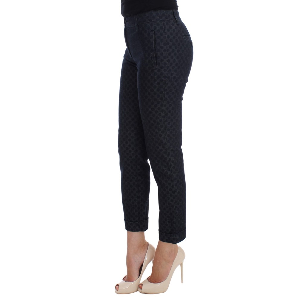 Dolce & Gabbana Schicke gepunktete Caprihose