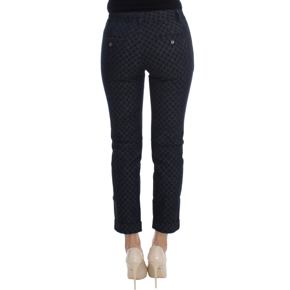 Dolce & Gabbana Schicke gepunktete Caprihose