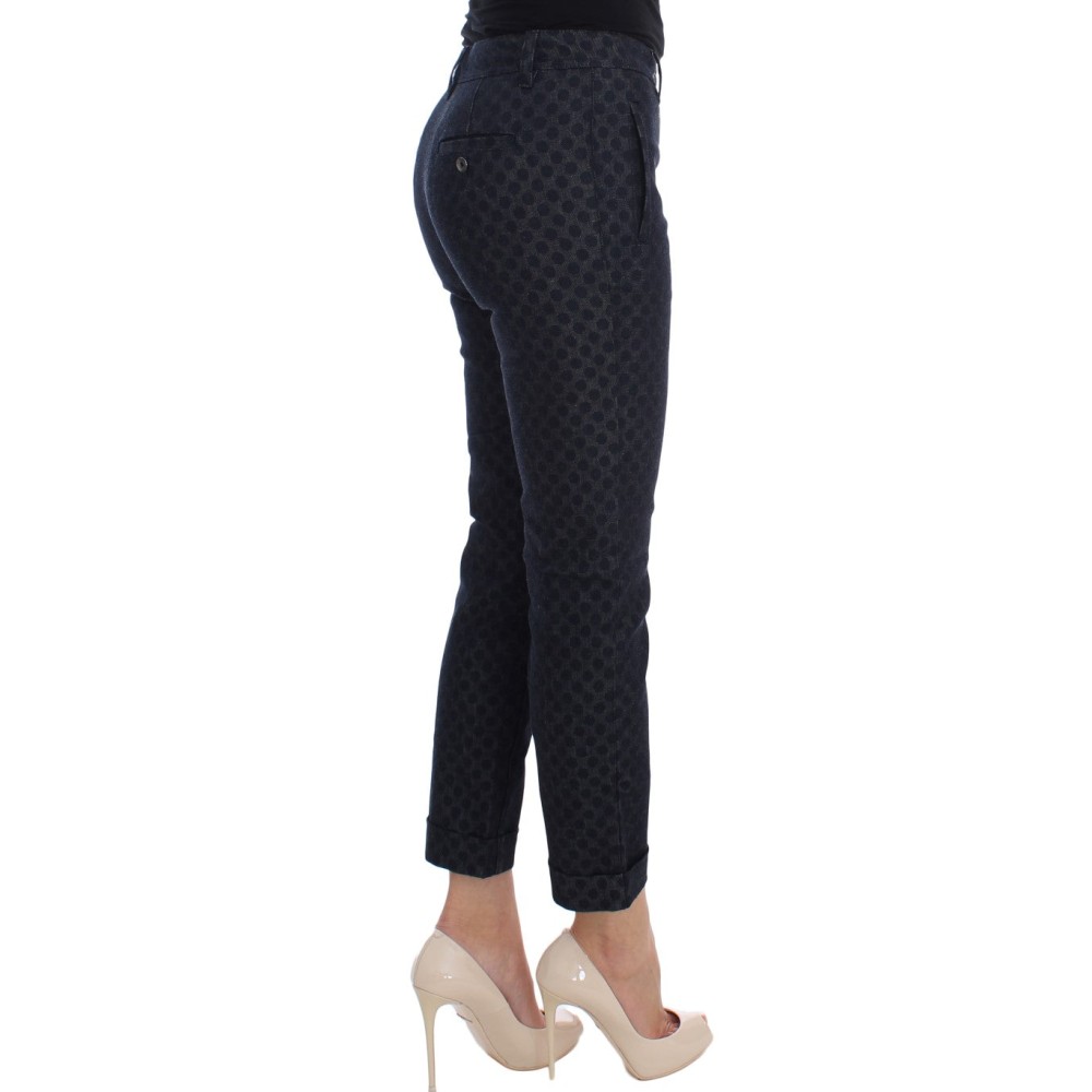 Dolce & Gabbana Schicke gepunktete Caprihose