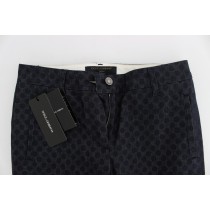 Dolce & Gabbana Schicke gepunktete Caprihose