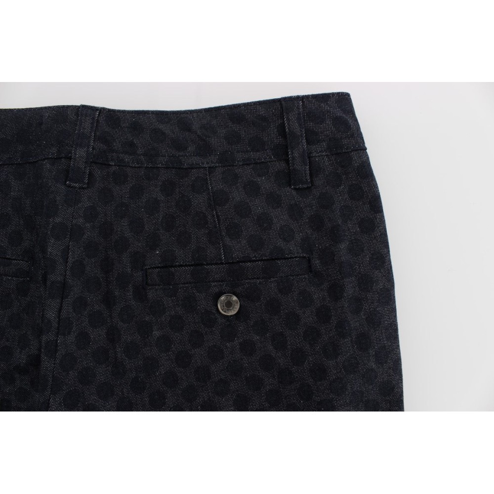 Dolce & Gabbana Schicke gepunktete Caprihose