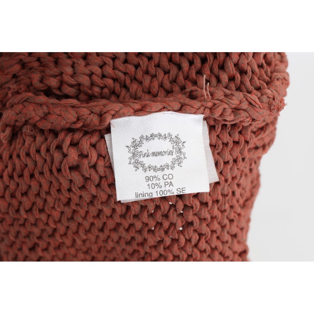 PINK MEMORIES Schicker roter ärmelloser Strickwesten-Pullover