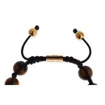 Nialaya Schickes Multicolor CZ & Tigerauge-Armband