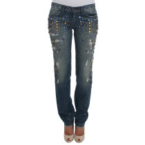 Dolce & Gabbana Verzauberte Sizilien Jeans mit Kristallverzierung