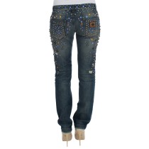 Dolce & Gabbana Verzauberte Sizilien Jeans mit Kristallverzierung