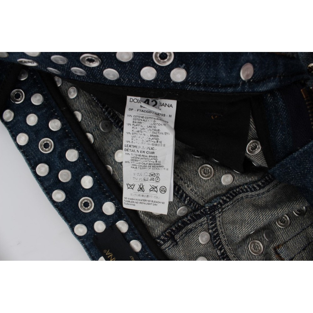 Dolce & Gabbana Verzauberte Sizilien Jeans mit Kristallverzierung
