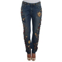 Dolce & Gabbana Verzauberte Sicily verschönerte Boyfriend Jeans