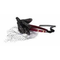 Dolce & Gabbana Rosa Seidenstirnband mit Kristallbesatz