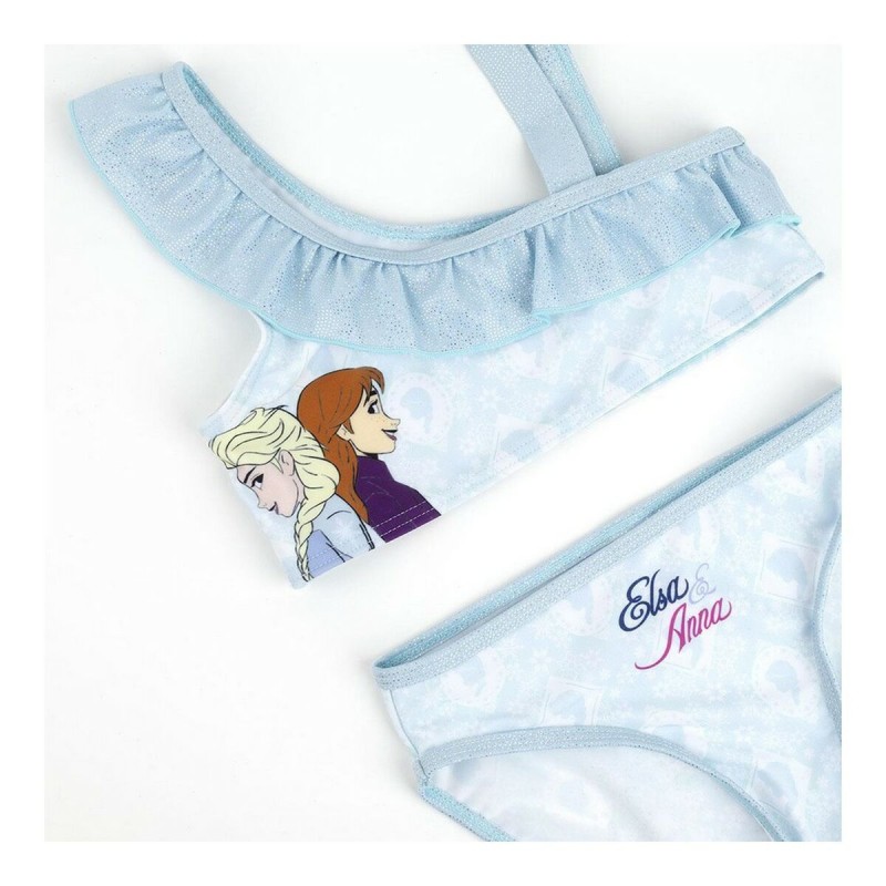 Bikini Bottoms For Girls Frozen Blue Light Blue