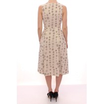 Barbara Casasola Elegantes langes Seidenkleid in Lavendel