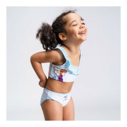 Bikini Bottoms For Girls Frozen Blue Light Blue