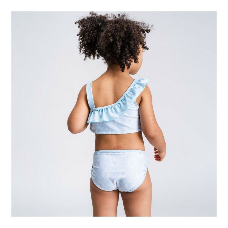 Bas de Bikini Pour Filles Frozen Bleu Bleu clair