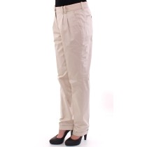 Dolce & Gabbana Elegante Beige Regular Fit Baumwollhose