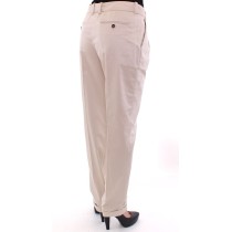 Dolce & Gabbana Elegante Beige Regular Fit Baumwollhose