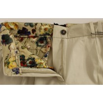 Dolce & Gabbana Elegante Beige Regular Fit Baumwollhose