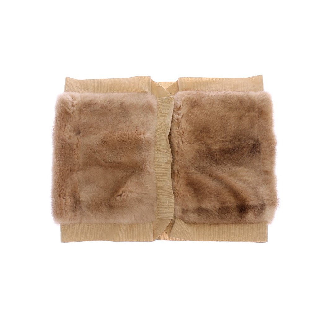 Dolce & Gabbana Exquisiter lila MINK Pelzschal Wrap