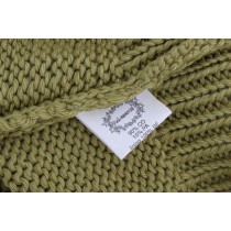 PINK MEMORIES Eleganter grüner ärmelloser Strickwesten-Pullover