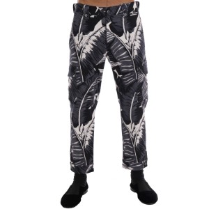 Dolce & Gabbana Elegante Capri-Hose mit Bananenblatt-Print
