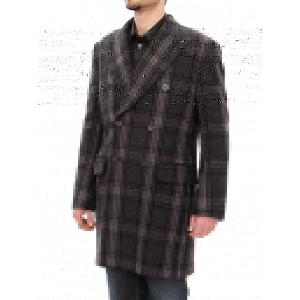 Dolce & Gabbana Sicilia Karierter Mantel aus einer Wollmischung