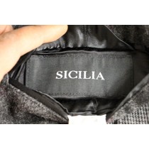 Dolce & Gabbana Sicilia Karierter Mantel aus einer Wollmischung
