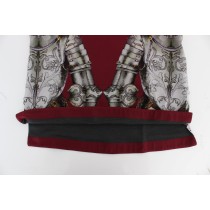 Dolce & Gabbana Enchanted Sicily Seidenbluse mit Ritterdruck