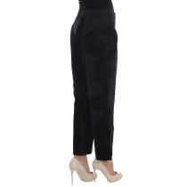 Dolce & Gabbana Elegante schwarze Torero Caprihose