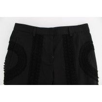 Dolce & Gabbana Elegante schwarze Torero Caprihose
