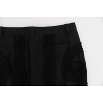 Dolce & Gabbana Elegante schwarze Torero Caprihose