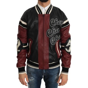 Dolce & Gabbana Exquisite Bomberjacke aus Schafsleder