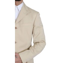 Z ZEGNA Eleganter schwarz gestreifter Anzug aus Wolle