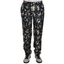 Dolce & Gabbana Elegante Seiden-Lounge-Hose mit einzigartigem Druck