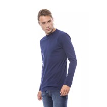 Verri Blauer Baumwollpullover für Männer