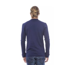 Verri Blauer Baumwollpullover für Männer