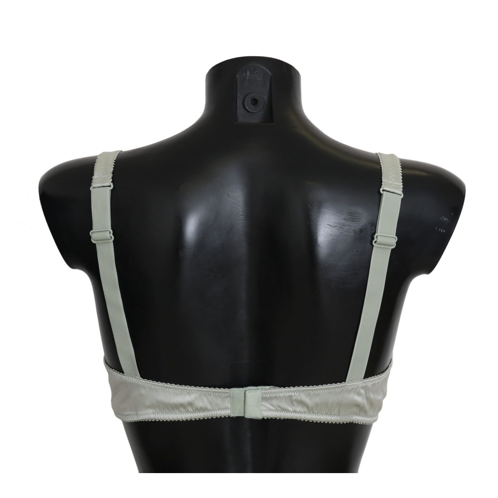Dolce & Gabbana Eleganter Seiden-BH aus floraler Spitze