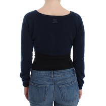 Ermanno Scervino Schicker Pullover aus einer Kaschmirmischung in Blau