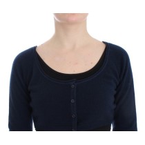 Ermanno Scervino Schicker Pullover aus einer Kaschmirmischung in Blau