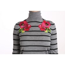 Ermanno Scervino Schicker Pullover aus einer Kaschmirmischung in Blau