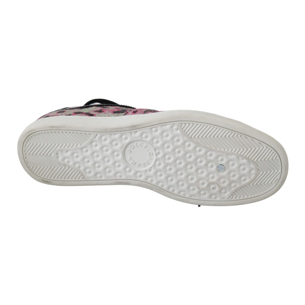 Dolce & Gabbana Multicolor Krokodilleder Sneakers