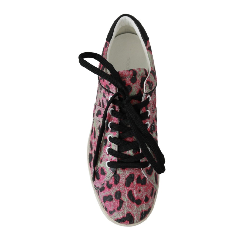 Dolce & Gabbana Multicolor Krokodilleder Sneakers