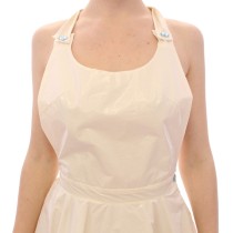 Licia Florio Elegantes Weißes Tee-Halstuchkleid