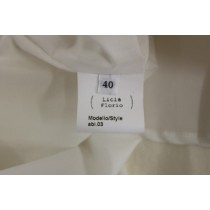 Licia Florio Elegantes Weißes Tee-Halstuchkleid