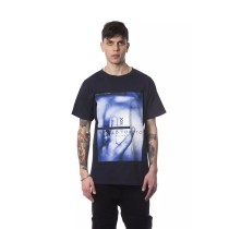Nicolo Tonetto Blau Baumwolle Männer T-Shirt