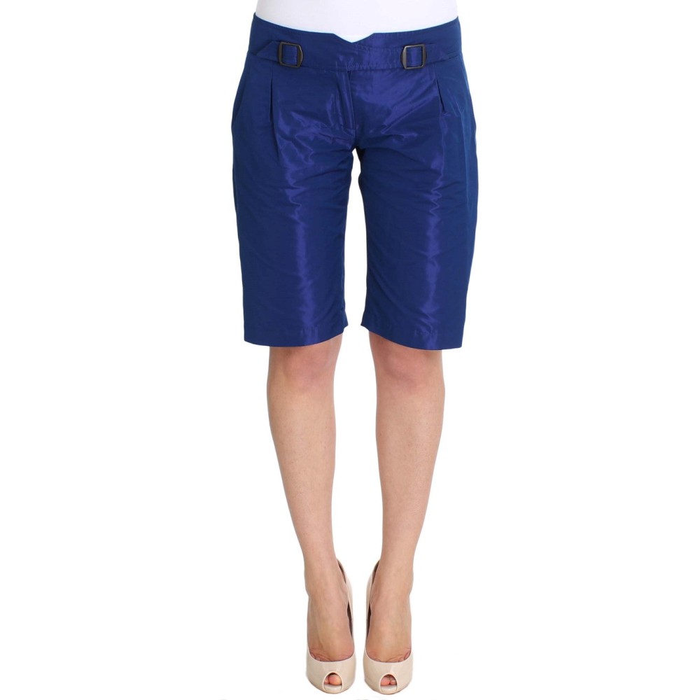 Ermanno Scervino Schicke blaue Shorts mit mittlerer Taille