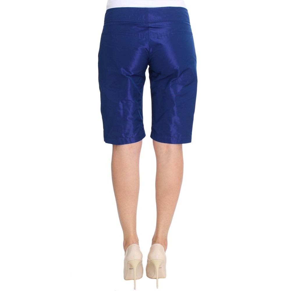 Ermanno Scervino Schicke blaue Shorts mit mittlerer Taille