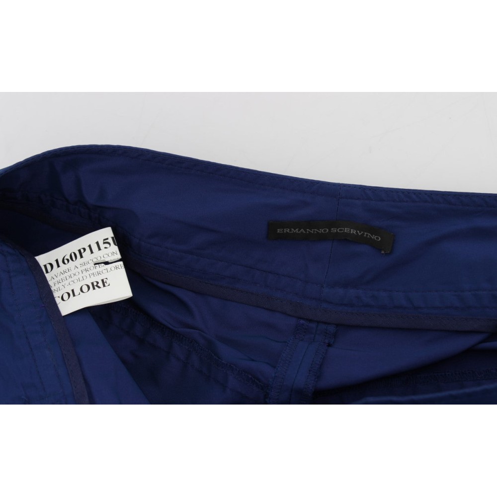 Ermanno Scervino Schicke blaue Shorts mit mittlerer Taille